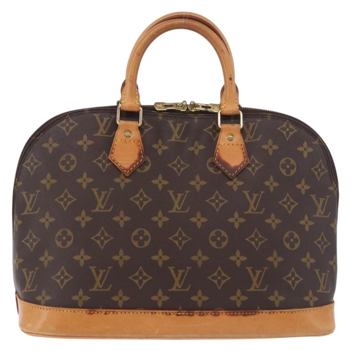 LOUIS VUITTON Monogram Alma Hand Bag M51130 LV Auth ka4971