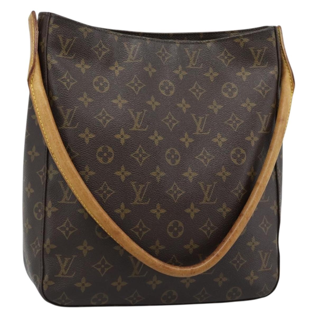 LOUIS VUITTON Monogram Looping GM Shoulder Bag M51145 LV Auth ka5000