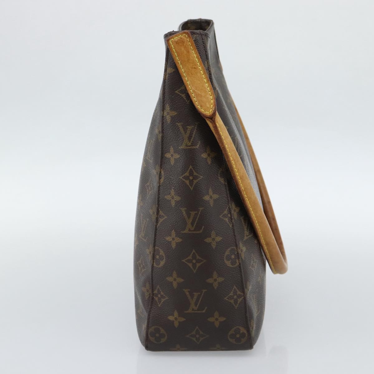 LOUIS VUITTON Monogram Looping GM Shoulder Bag M51145 LV Auth ka5000