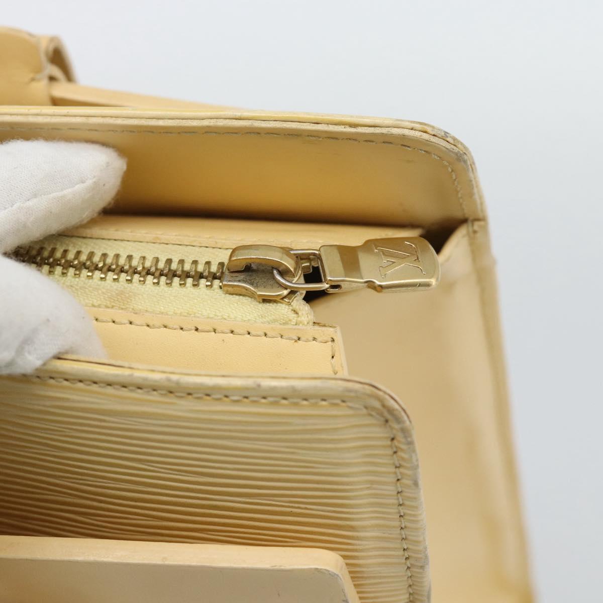 LOUIS VUITTON Epi Croisette GM Tote Bag Vanilla M5250A LV Auth ka5006