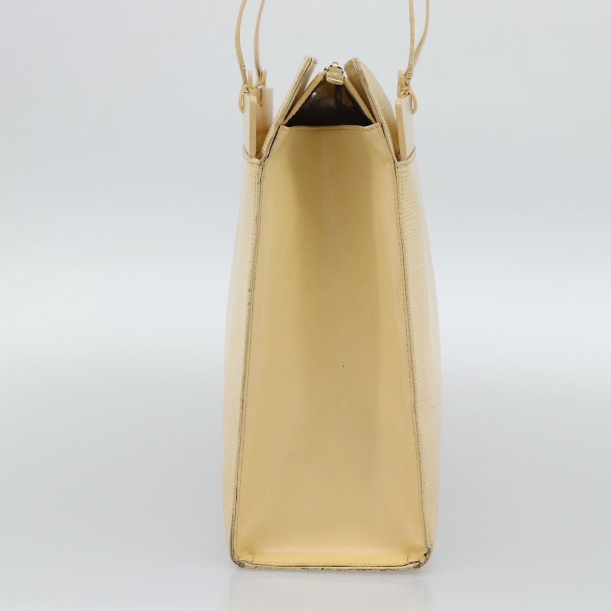 LOUIS VUITTON Epi Croisette GM Tote Bag Vanilla M5250A LV Auth ka5006