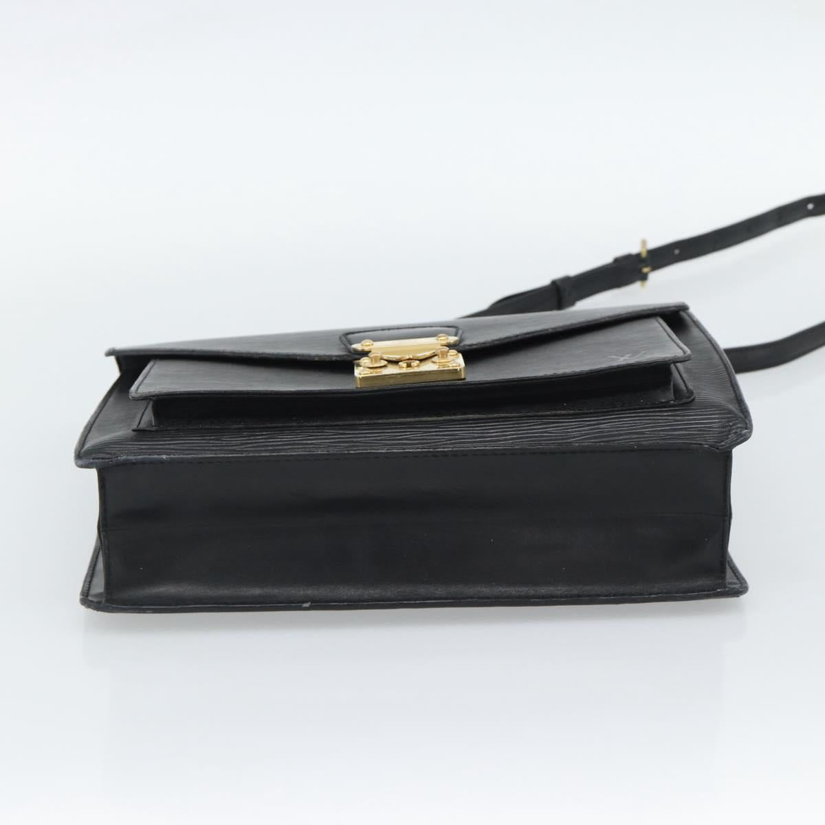 LOUIS VUITTON Epi Monceau 28 Hand Bag Black M52122 LV Auth ka5007