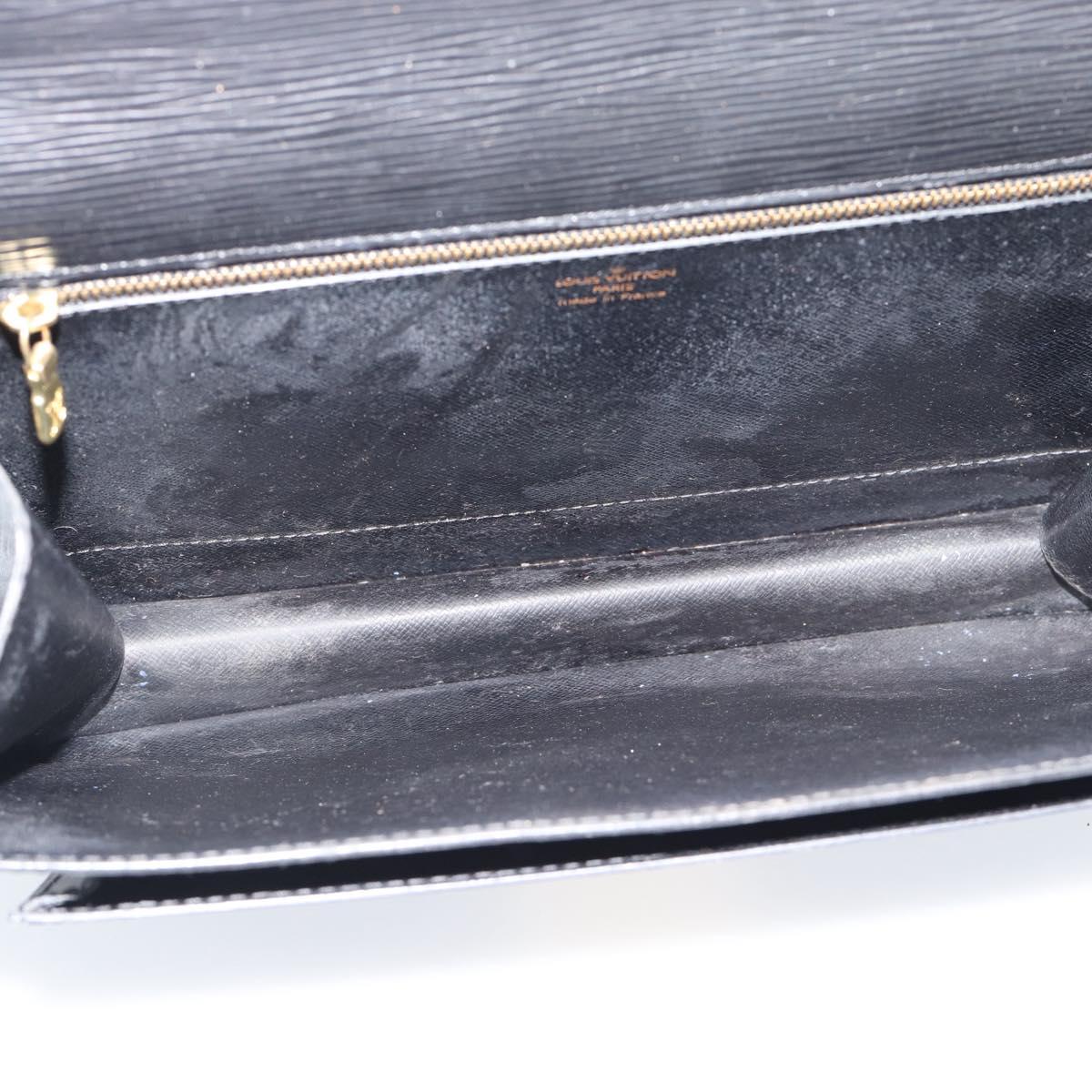 LOUIS VUITTON Epi Monceau 28 Hand Bag Black M52122 LV Auth ka5007