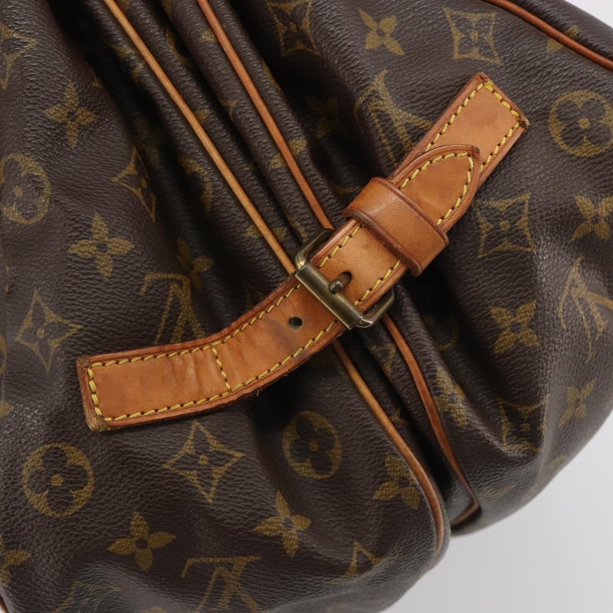 LOUIS VUITTON Monogram Saumur 35 Shoulder Bag M42254 LV Auth ka5008