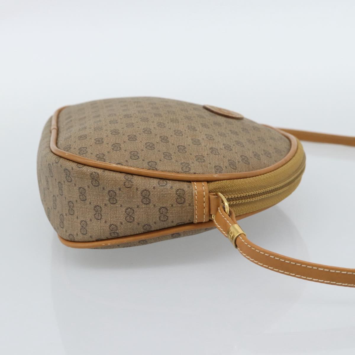 GUCCI Micro GG Supreme Shoulder Bag PVC Beige Gold 007 983 1113 Auth ka5012
