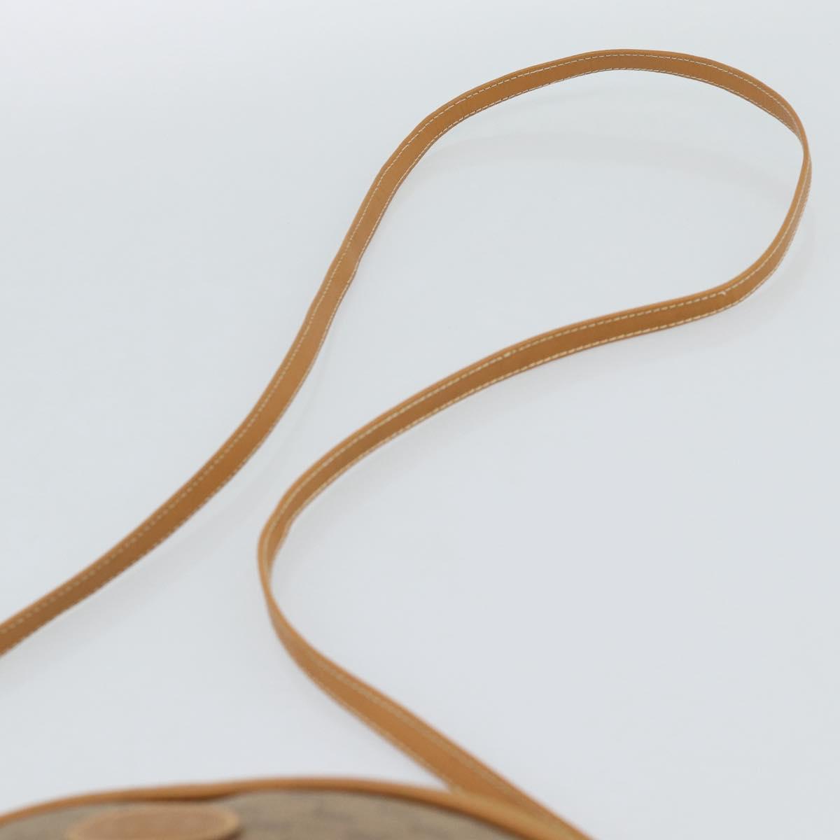 GUCCI Micro GG Supreme Shoulder Bag PVC Beige Gold 007 983 1113 Auth ka5012
