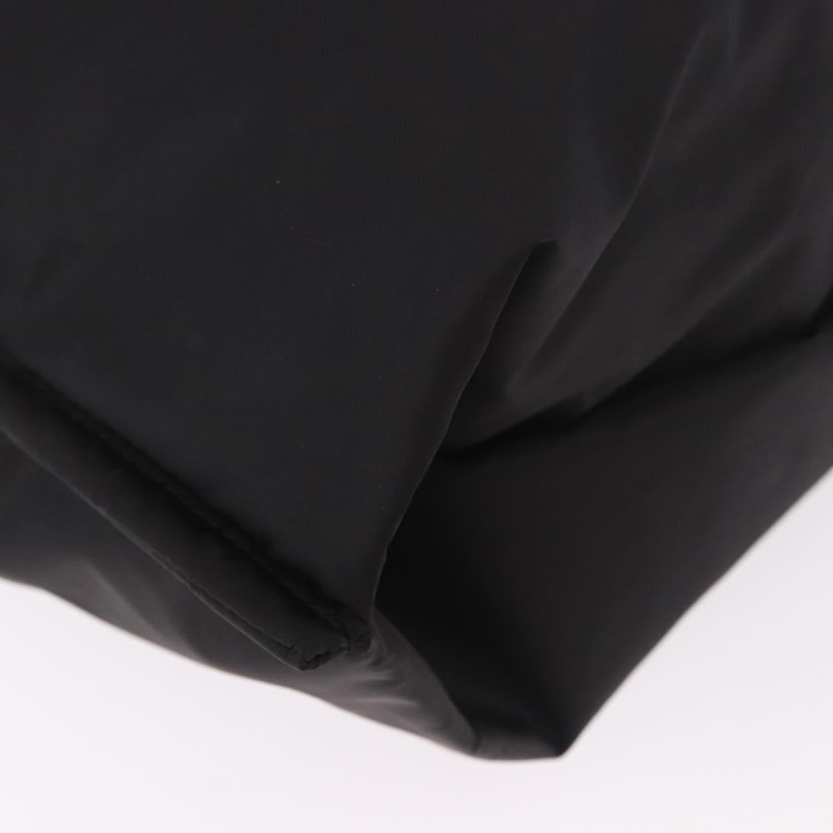 Salvatore Ferragamo Hand Bag Nylon Black Auth ka5019A