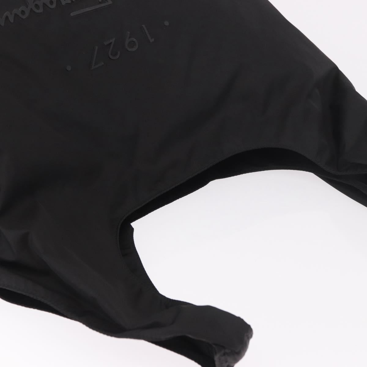 Salvatore Ferragamo Hand Bag Nylon Black Auth ka5019A