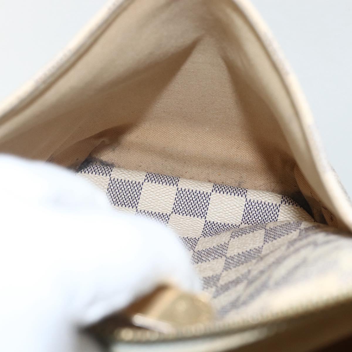 LOUIS VUITTON Damier Azur Totally PM Tote Bag N41280 LV Auth ka502