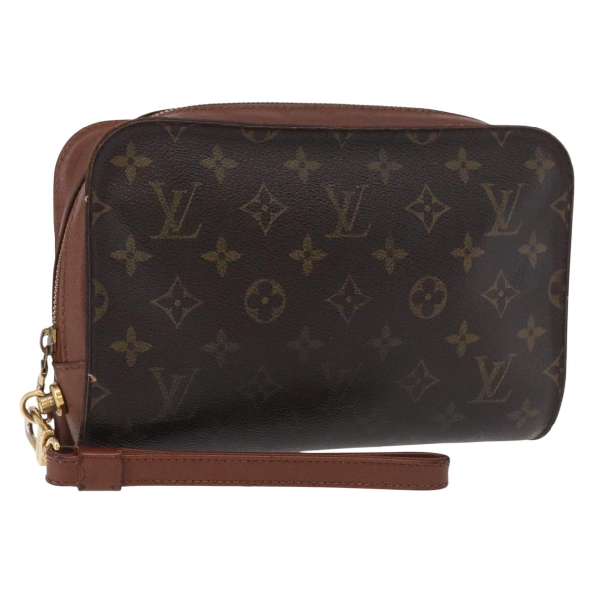 LOUIS VUITTON Monogram Orsay Clutch Bag M51790 LV Auth ka5025
