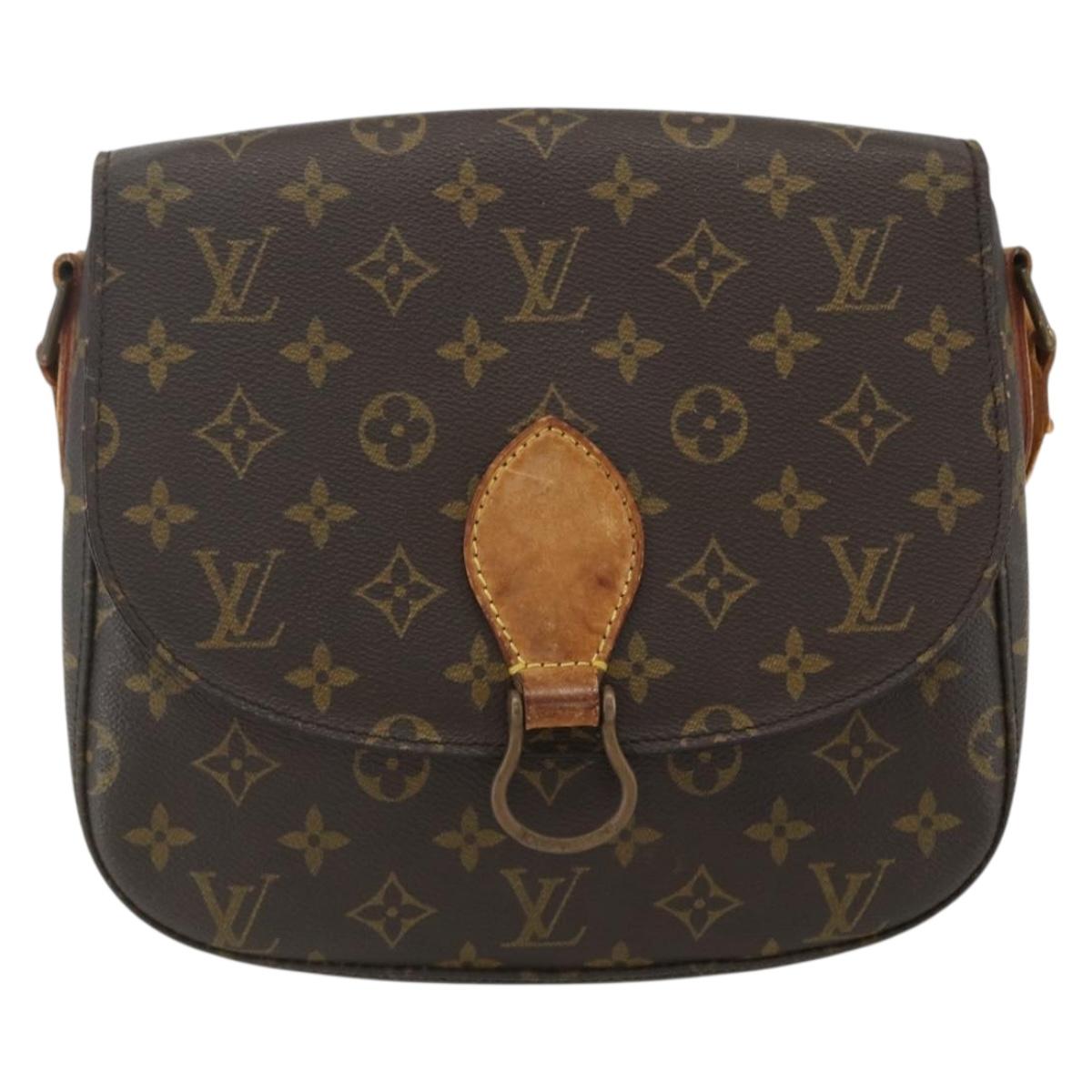 LOUIS VUITTON Monogram Saint Cloud GM Shoulder Bag TH1920 LV Auth ka503