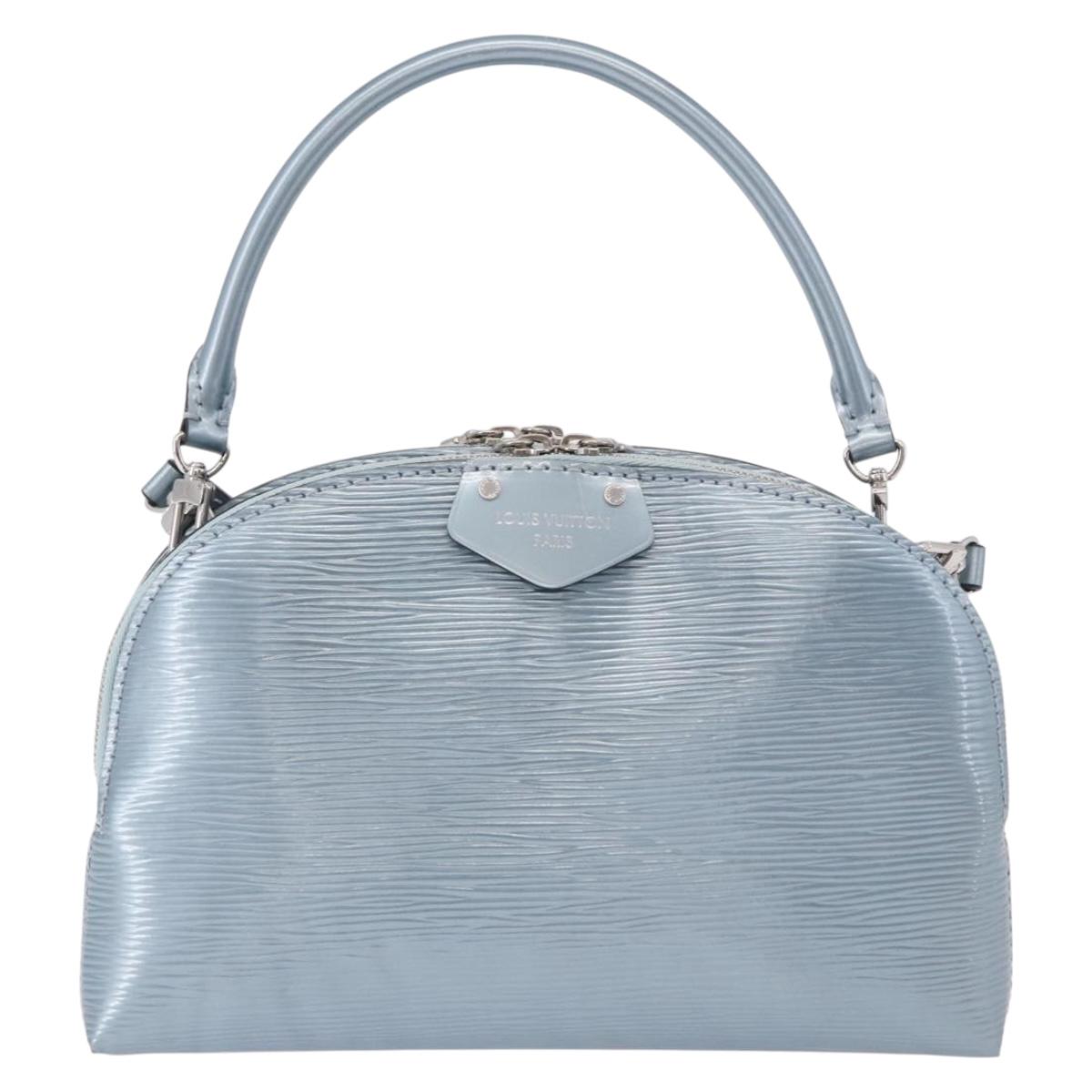 LOUIS VUITTON Epi Electric B Alma Hand Bag Light Blue LV Auth ka5034SAM