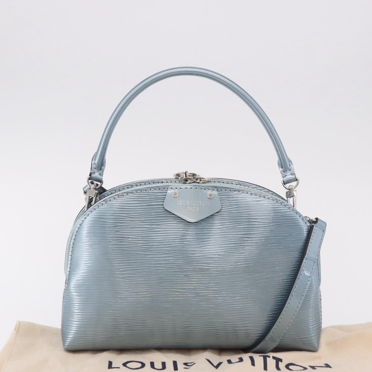 LOUIS VUITTON Epi Electric B Alma Hand Bag Light Blue LV Auth ka5034SAM