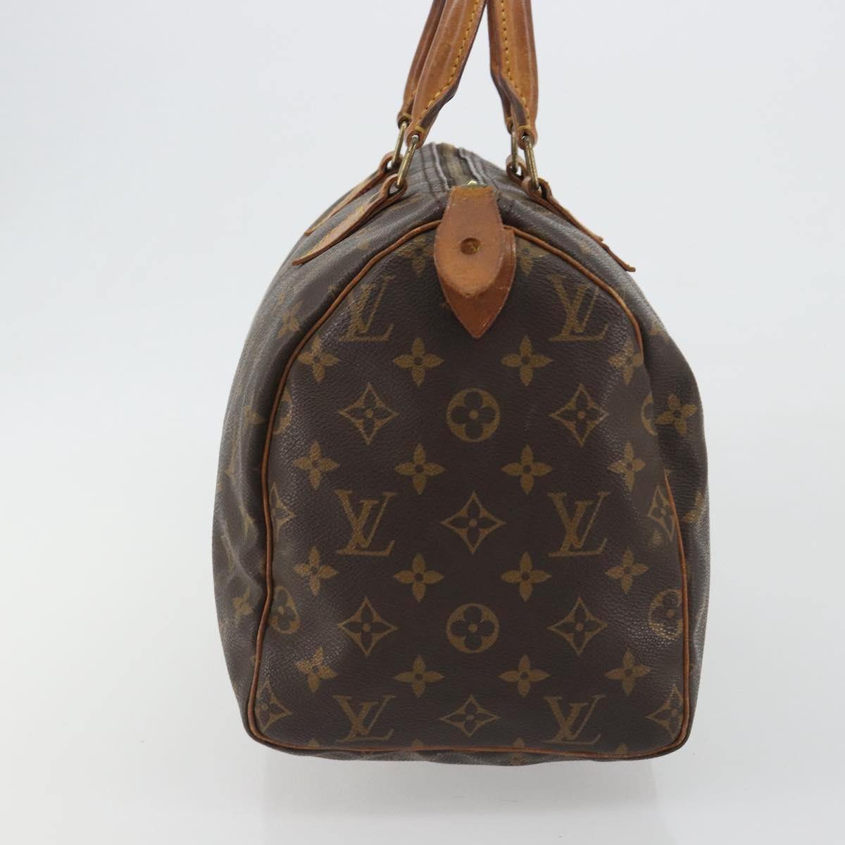 LOUIS VUITTON Monogram Speedy 30 Hand Bag M41526 LV Auth ka5039