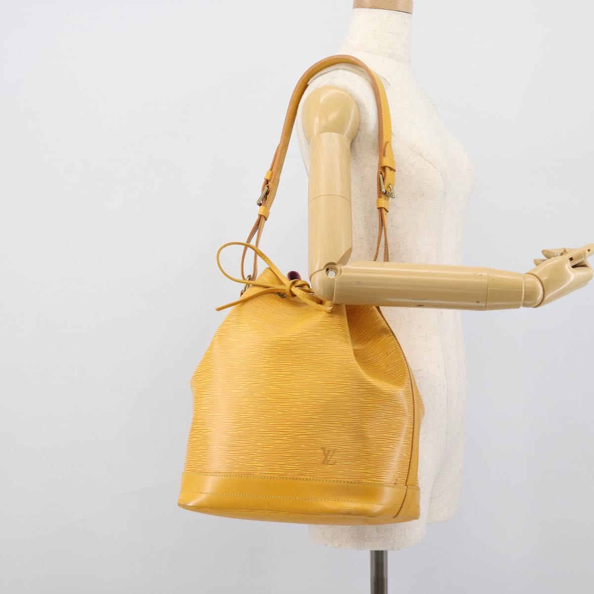 LOUIS VUITTON Epi Noe Shoulder Bag Tassili Yellow M44009 LV Auth ka5048