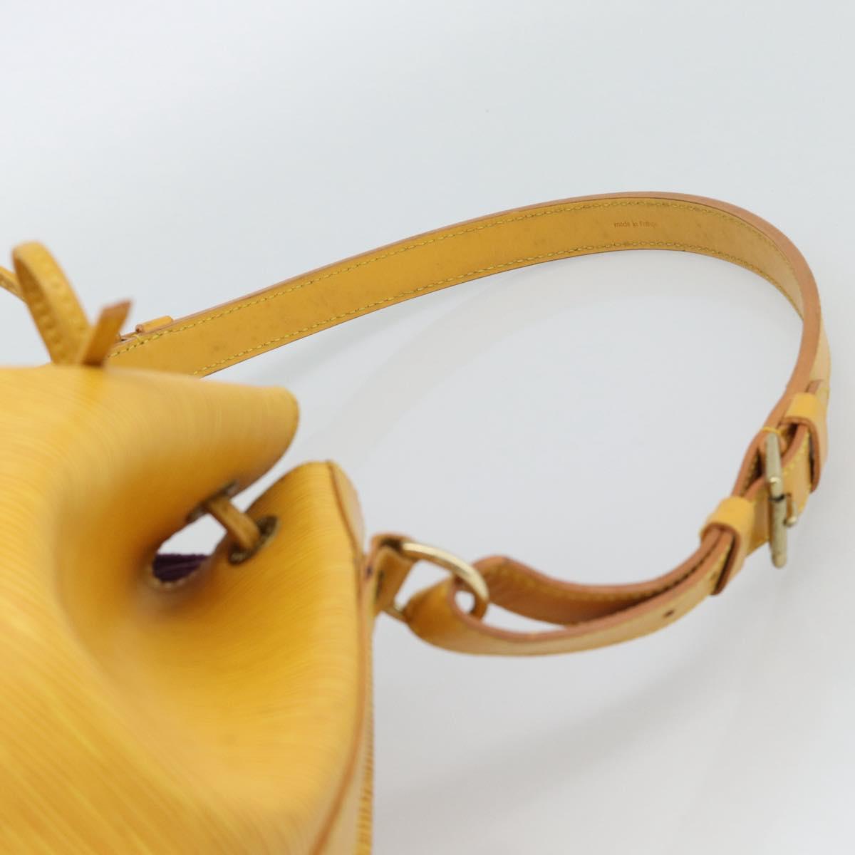 LOUIS VUITTON Epi Noe Shoulder Bag Tassili Yellow M44009 LV Auth ka5048
