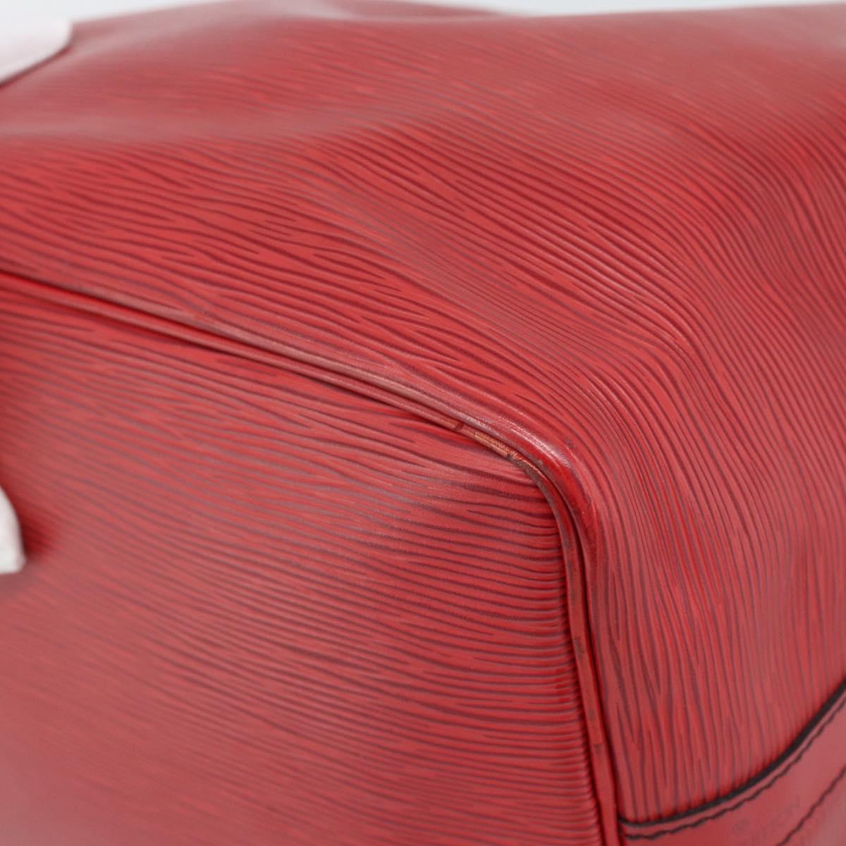 LOUIS VUITTON Epi Petit Noe Shoulder Bag Red M44107 LV Auth ka5050A