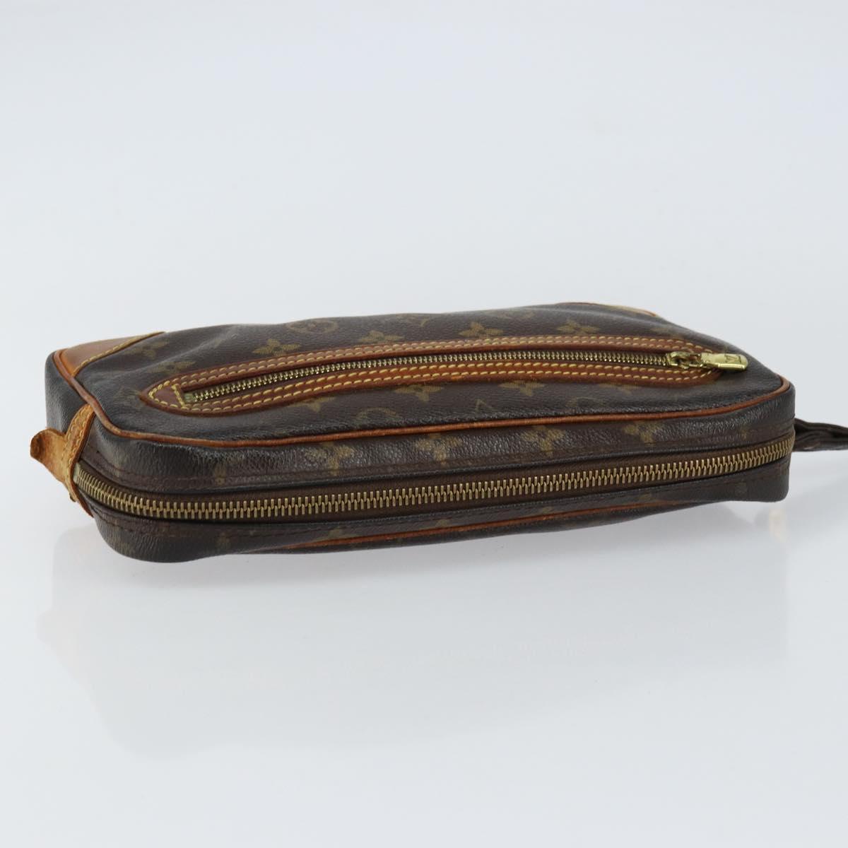 LOUIS VUITTON Monogram Marly Dragonne GM Clutch Bag M51825 LV Auth ka508