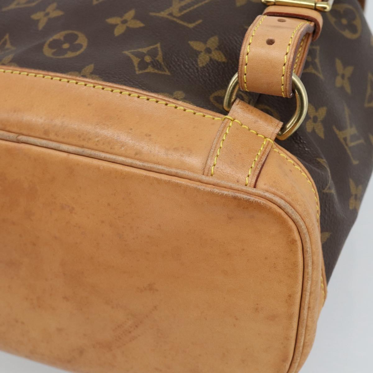 LOUIS VUITTON Monogram Montsouris MM Backpack M51136 LV Auth ka5080A
