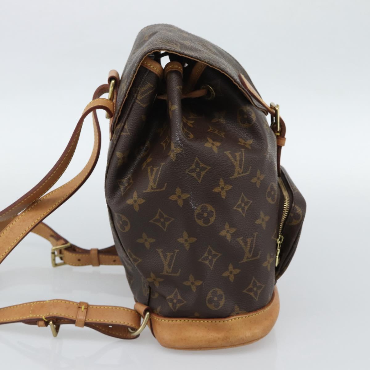 LOUIS VUITTON Monogram Montsouris MM Backpack M51136 LV Auth ka5080A