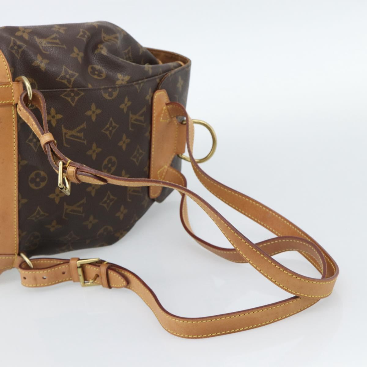 LOUIS VUITTON Monogram Montsouris MM Backpack M51136 LV Auth ka5080A