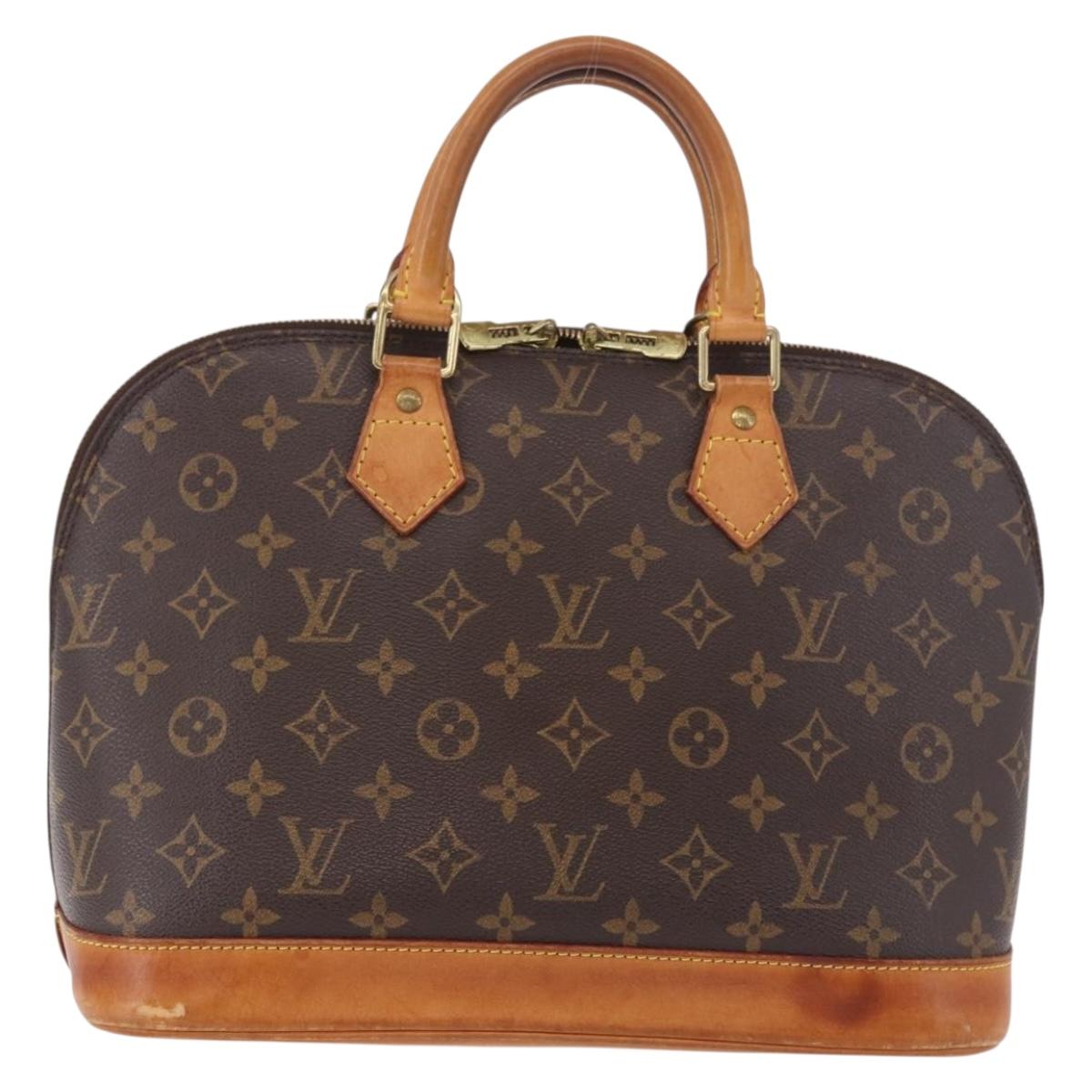 LOUIS VUITTON Monogram Alma Hand Bag M51130 LV Auth ka5084