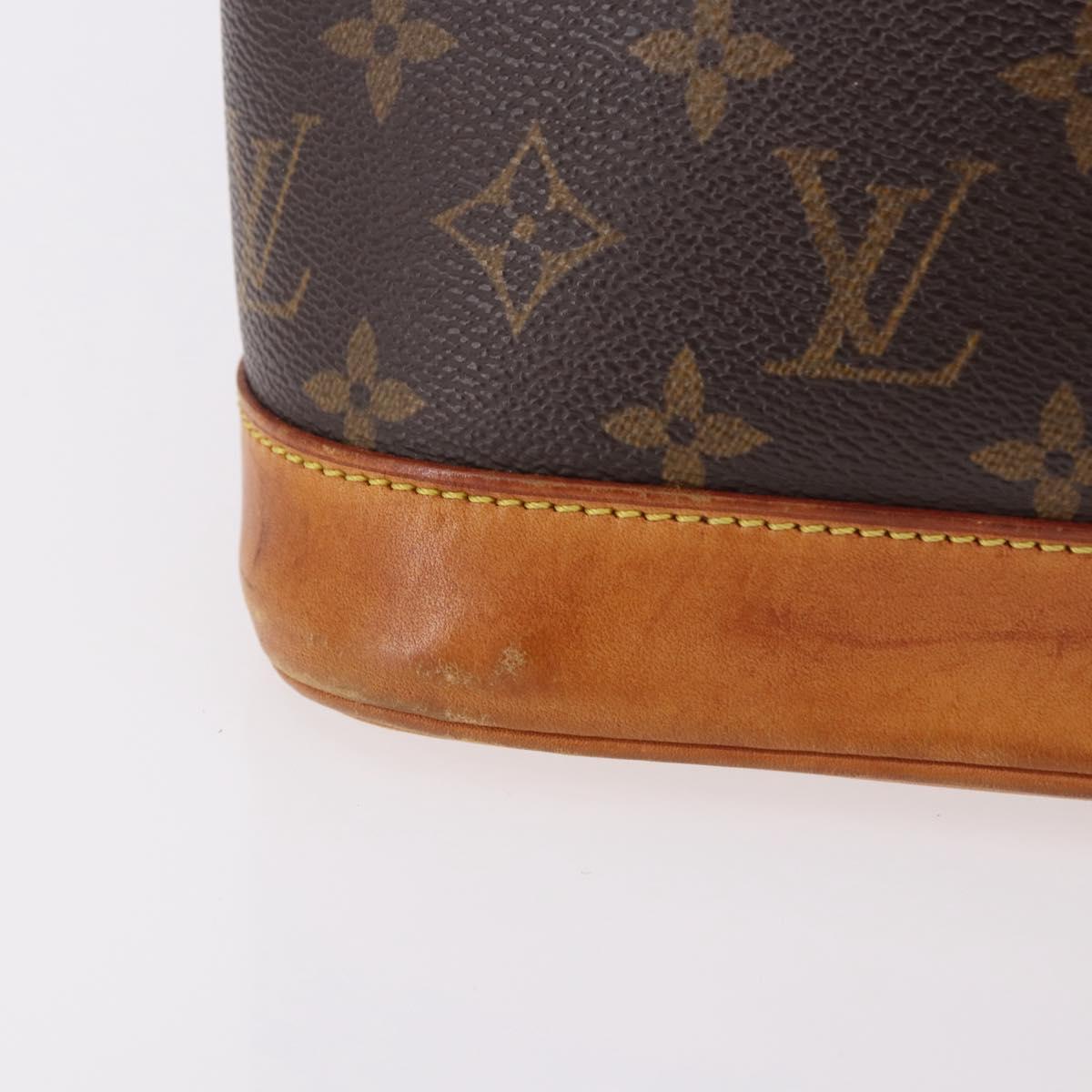 LOUIS VUITTON Monogram Alma Hand Bag M51130 LV Auth ka5084