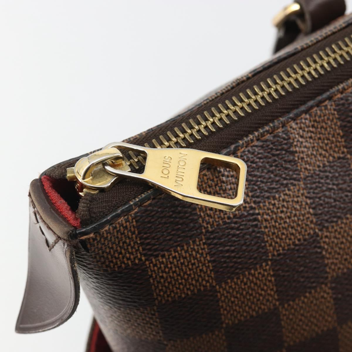 LOUIS VUITTON Damier Ebene Totally MM Tote Bag N41281 LV Auth ka5090