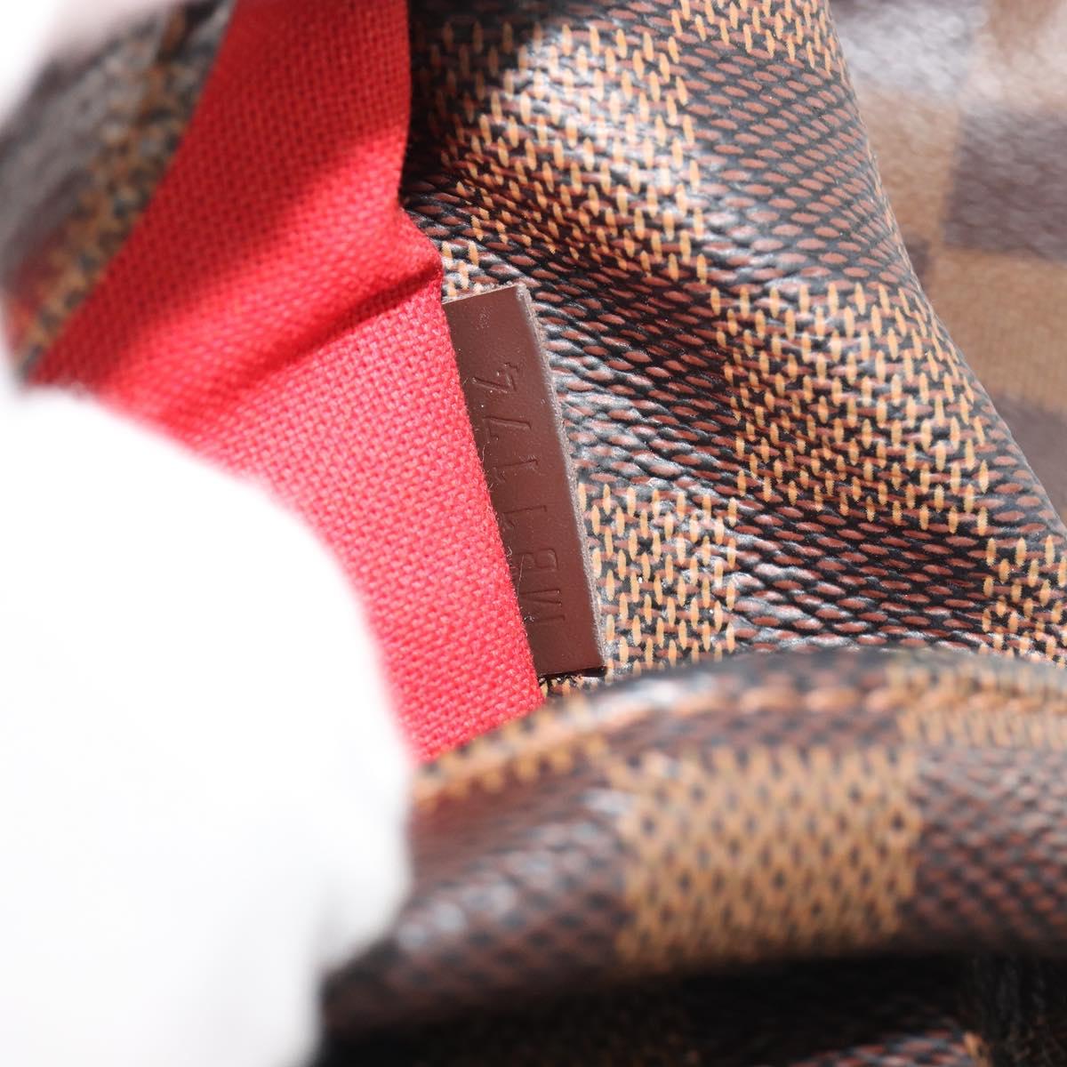 LOUIS VUITTON Damier Ebene Totally MM Tote Bag N41281 LV Auth ka5090