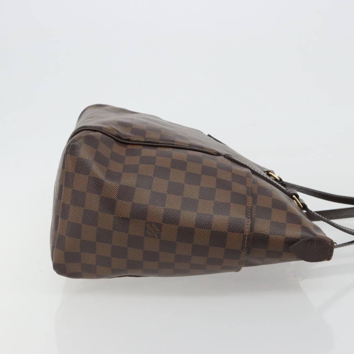 LOUIS VUITTON Damier Ebene Totally MM Tote Bag N41281 LV Auth ka5090