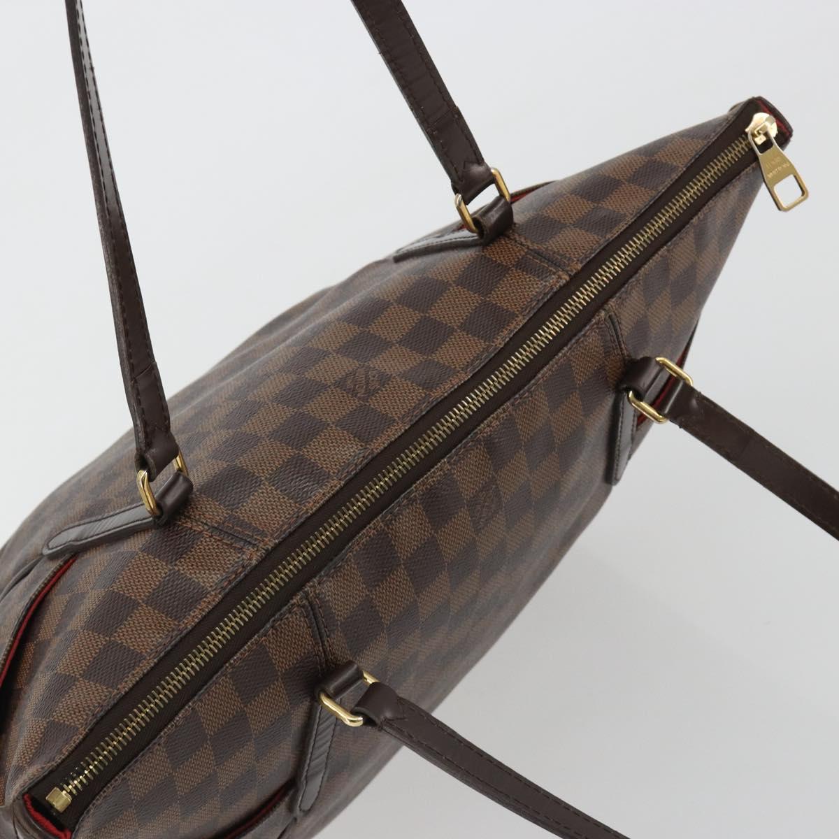 LOUIS VUITTON Damier Ebene Totally MM Tote Bag N41281 LV Auth ka5090