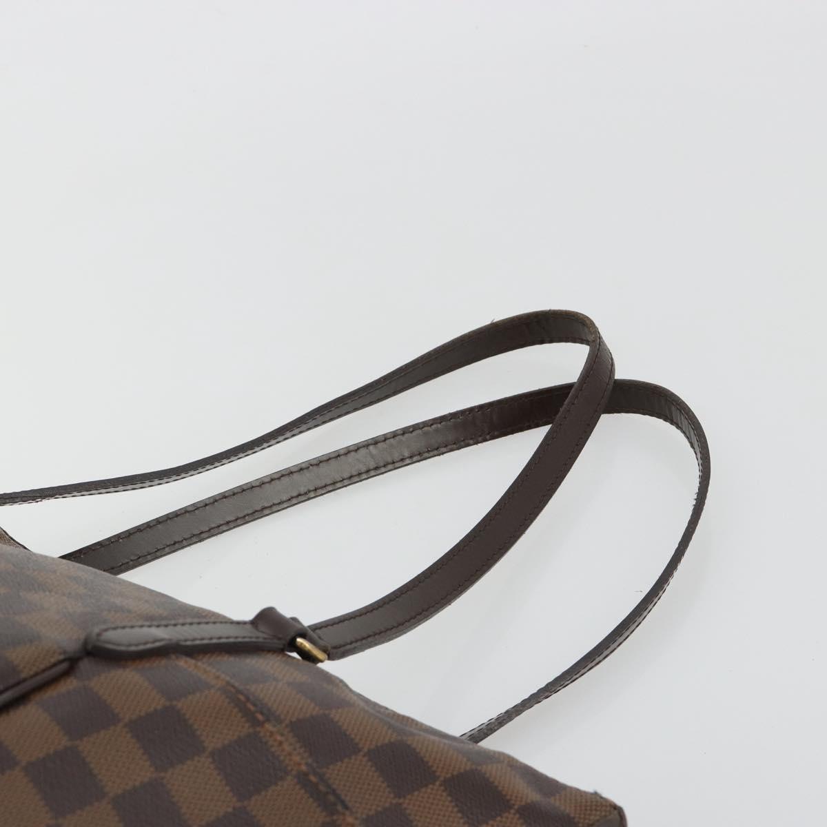LOUIS VUITTON Damier Ebene Totally MM Tote Bag N41281 LV Auth ka5090