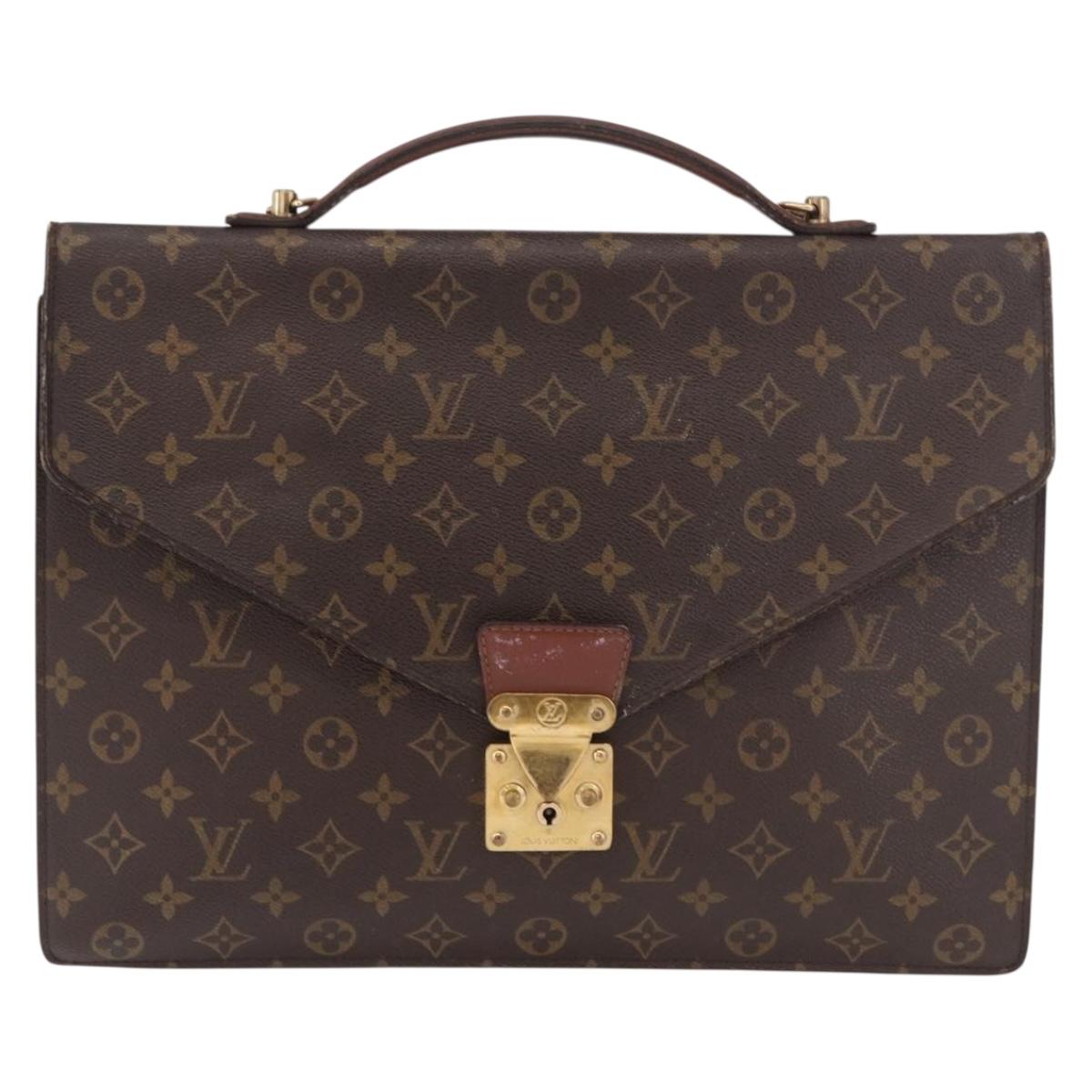 LOUIS VUITTON Monogram Porte Documents Bandouliere Bag M53338 Auth ka5092