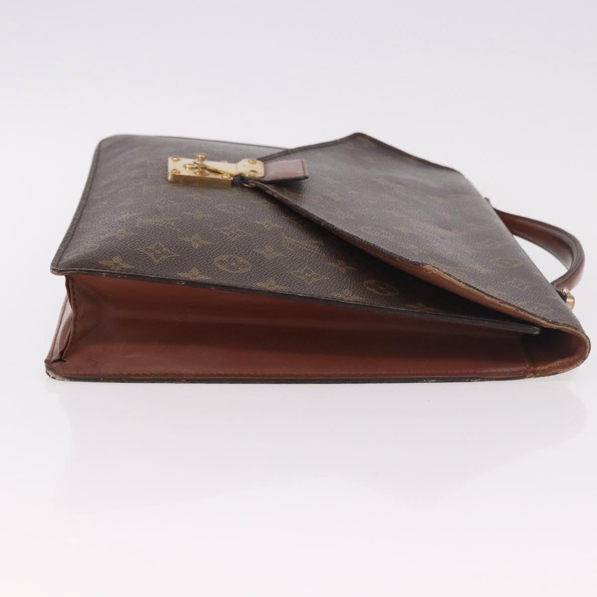 LOUIS VUITTON Monogram Porte Documents Bandouliere Bag M53338 Auth ka5092