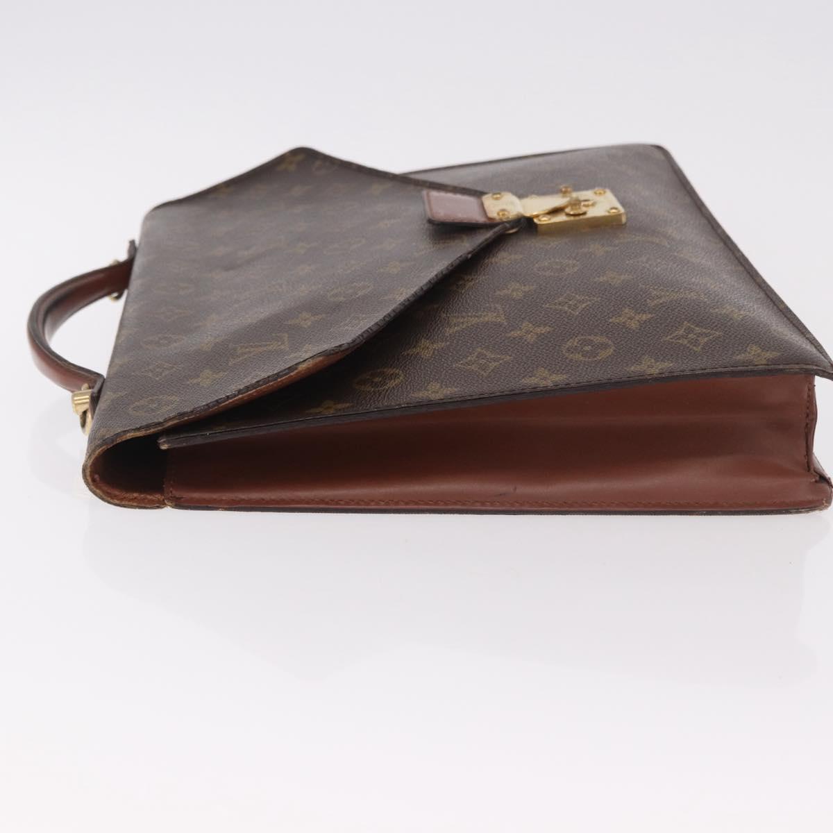 LOUIS VUITTON Monogram Porte Documents Bandouliere Bag M53338 Auth ka5092