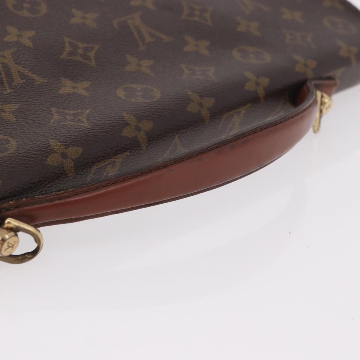 LOUIS VUITTON Monogram Porte Documents Bandouliere Bag M53338 Auth ka5092