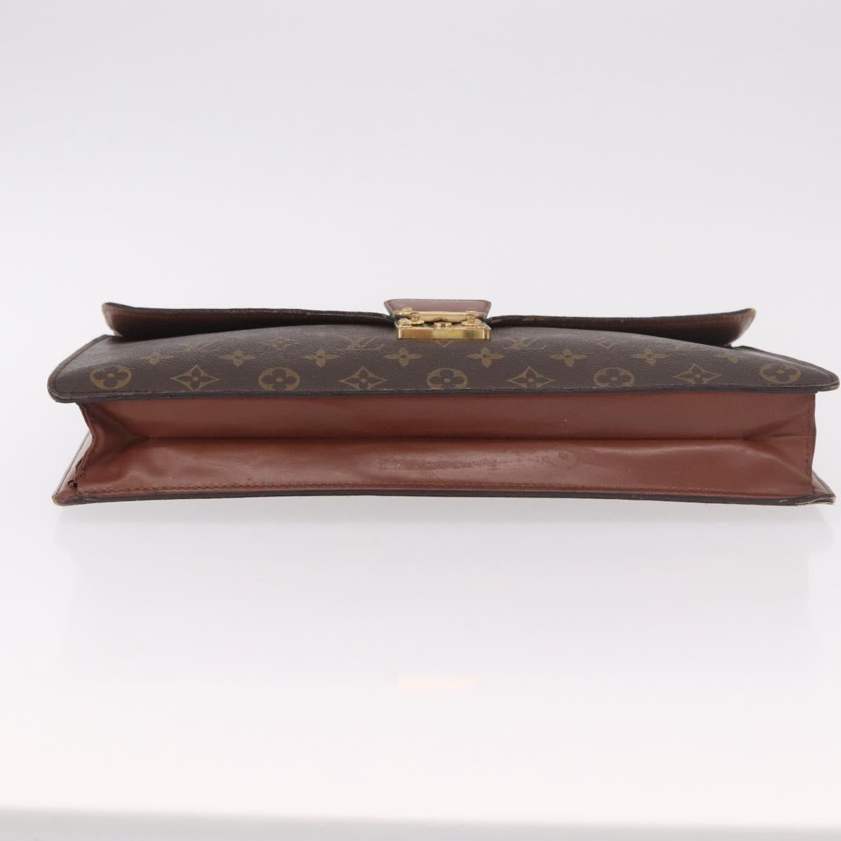 LOUIS VUITTON Monogram Porte Documents Bandouliere Bag M53338 Auth ka5092