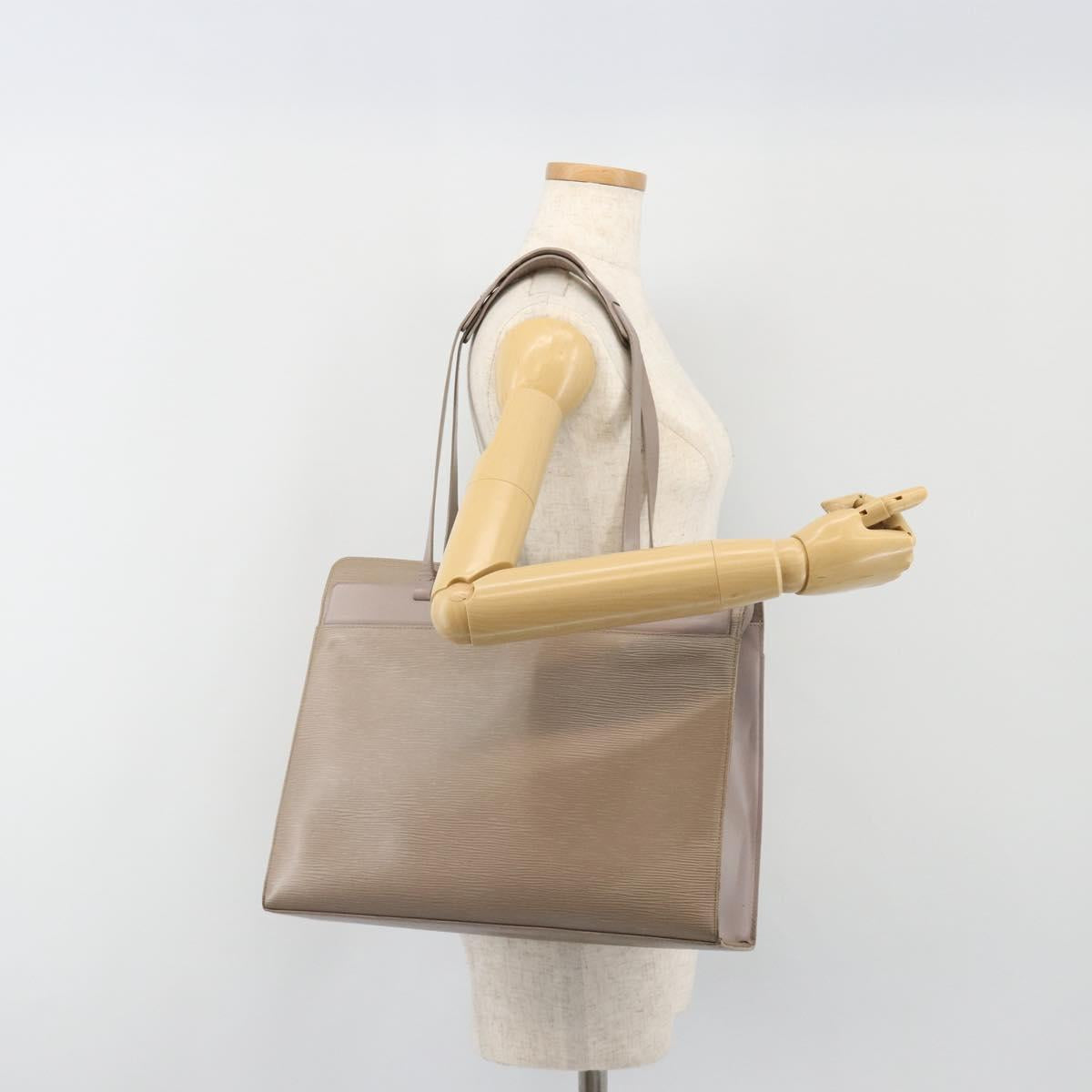 LOUIS VUITTON Epi Croisette GM Tote Bag Lilac M5250B LV Auth ka5093