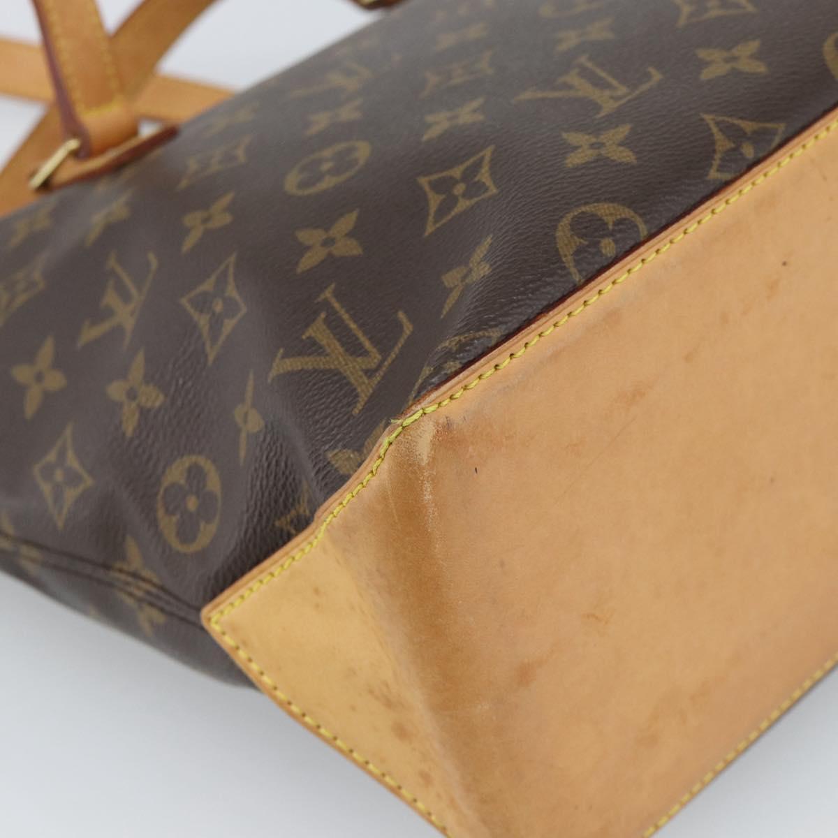LOUIS VUITTON Monogram Cabas Piano Tote Bag M51148 LV Auth ka5095A