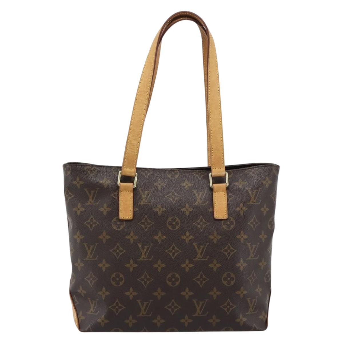 LOUIS VUITTON Monogram Cabas Piano Tote Bag M51148 LV Auth ka5095A