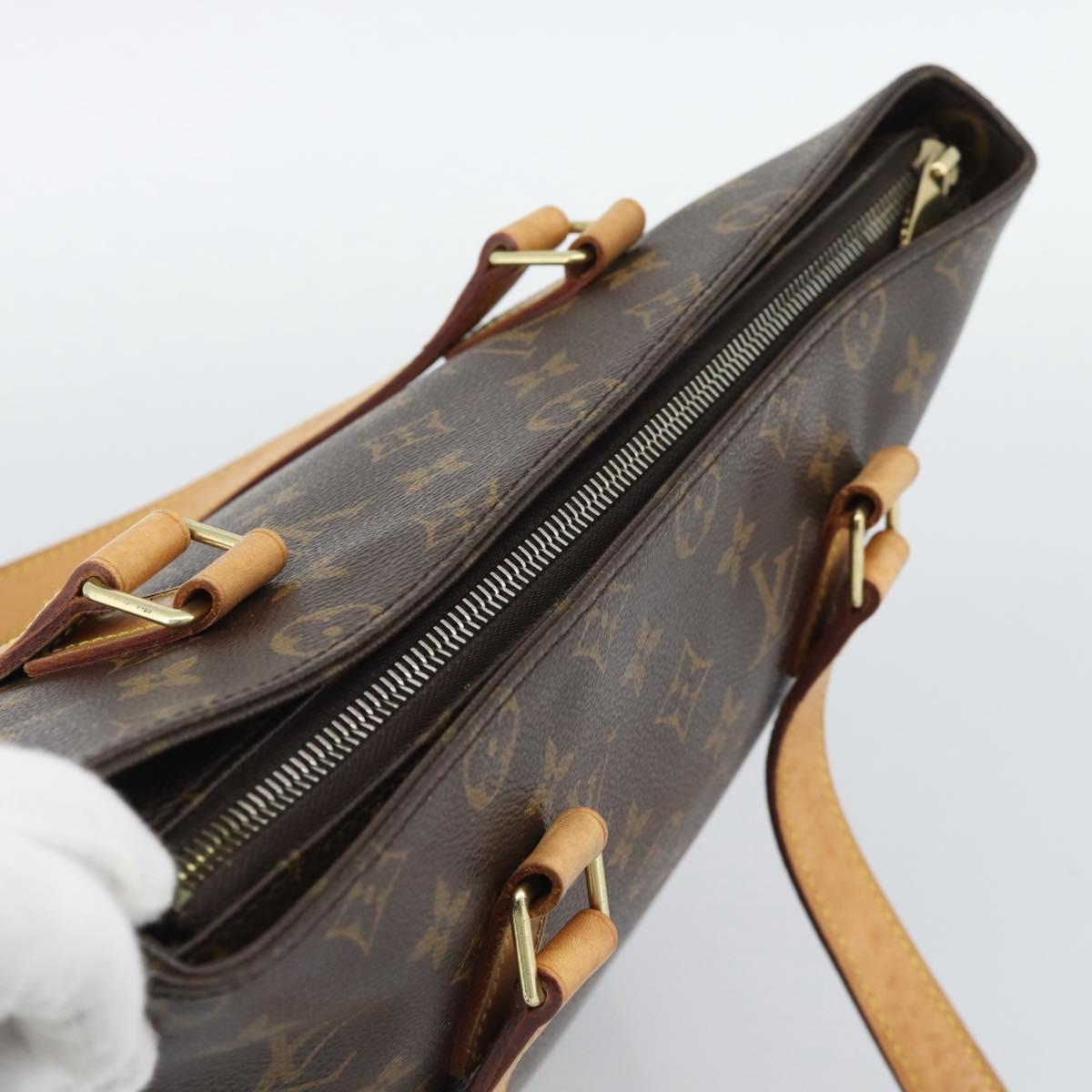 LOUIS VUITTON Monogram Cabas Piano Tote Bag M51148 LV Auth ka5095A