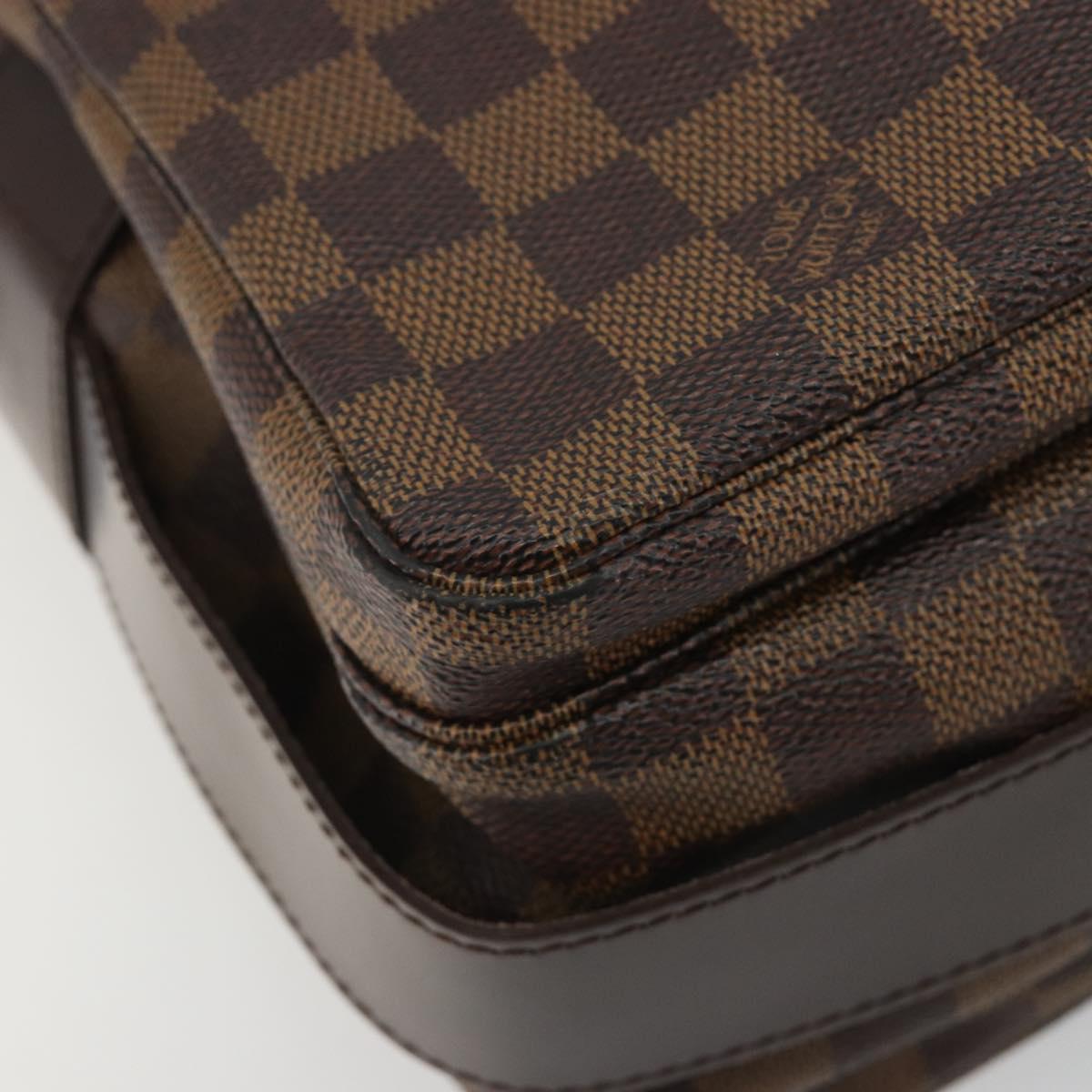 LOUIS VUITTON Damier Ebene Naviglio Shoulder Bag N45255 LV Auth ka5099A