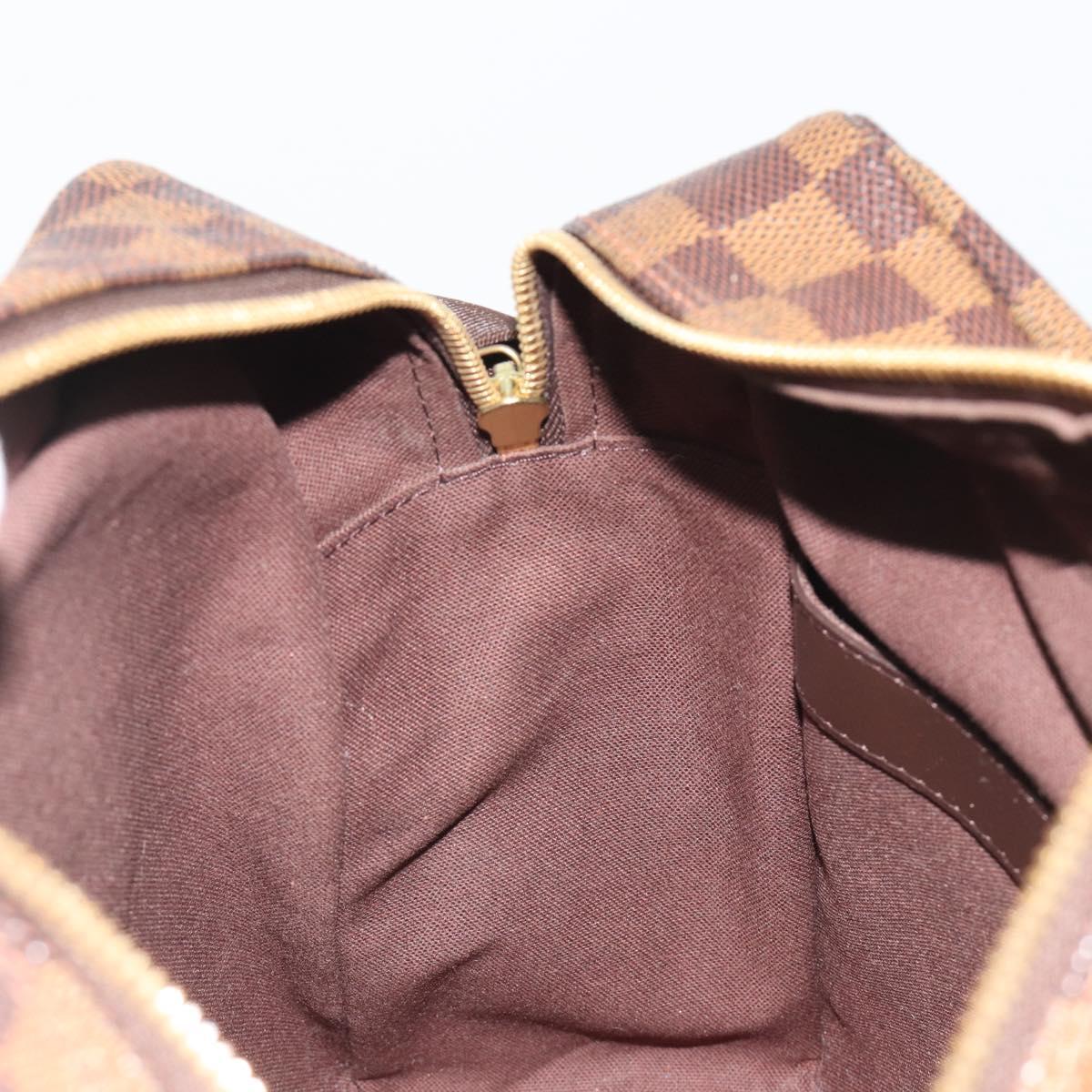 LOUIS VUITTON Damier Ebene Naviglio Shoulder Bag N45255 LV Auth ka5099A