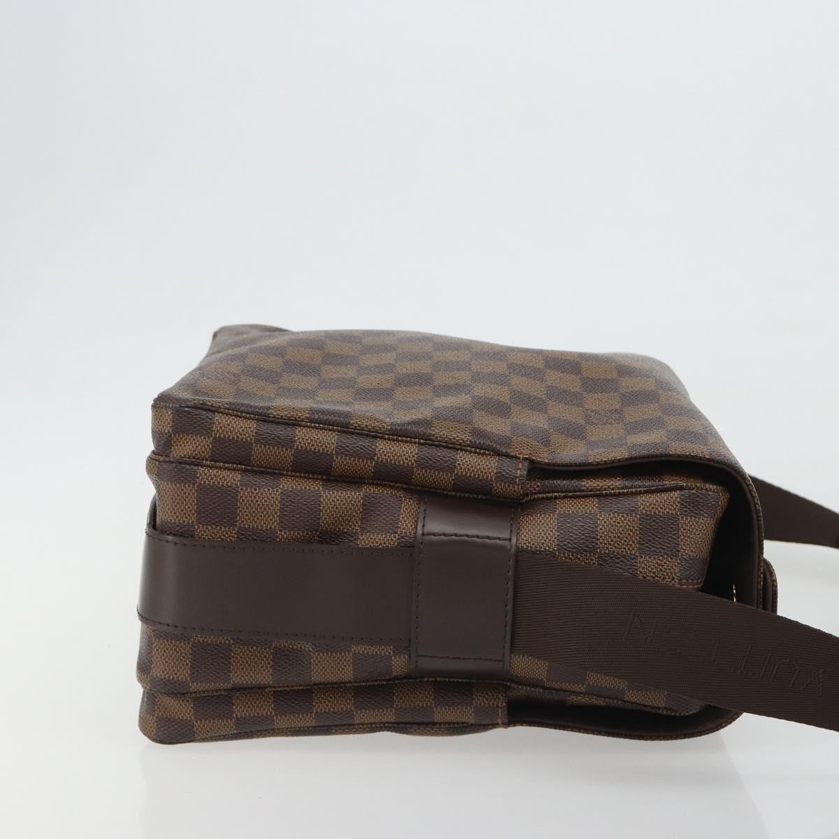 LOUIS VUITTON Damier Ebene Naviglio Shoulder Bag N45255 LV Auth ka5099A