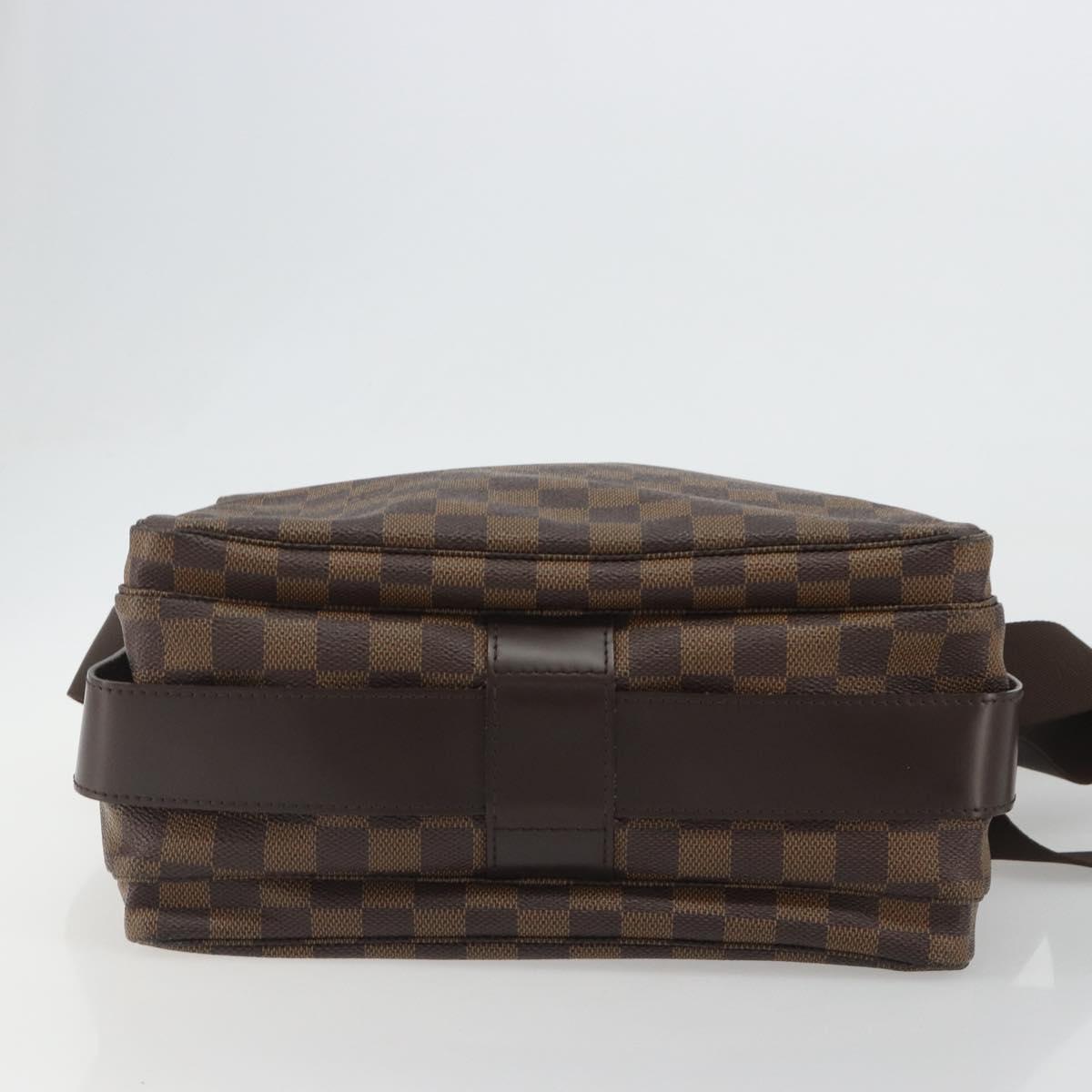 LOUIS VUITTON Damier Ebene Naviglio Shoulder Bag N45255 LV Auth ka5099A