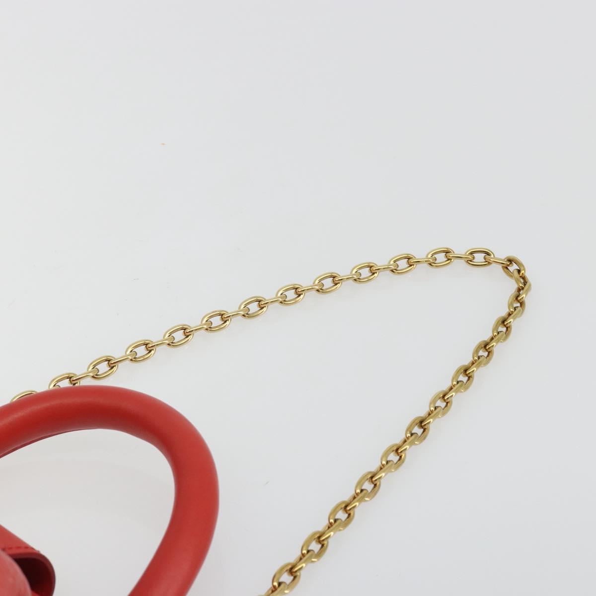 LOUIS VUITTON Nanogram Monogram Clutch Hand Bag Red M22327 LV Auth ka5104SM