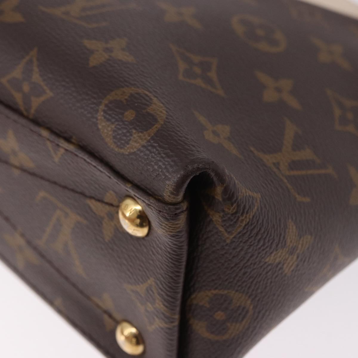 LOUIS VUITTON Monogram V Tote BB Hand Bag 2way M44520 LV Auth ka5105A