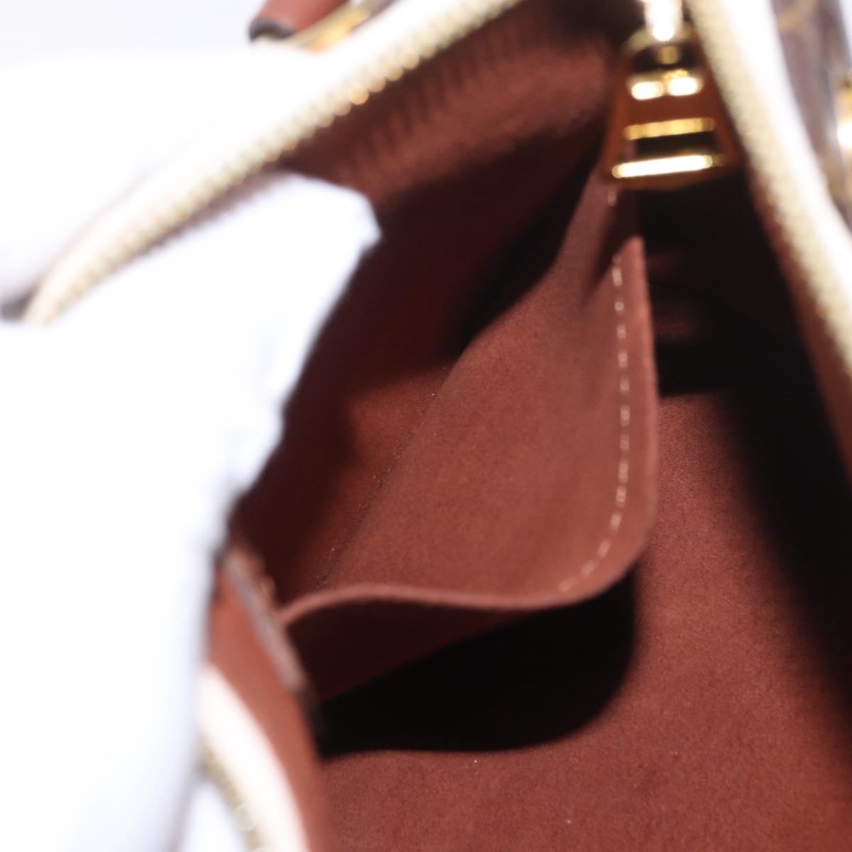 LOUIS VUITTON Monogram V Tote BB Hand Bag 2way M44520 LV Auth ka5105A