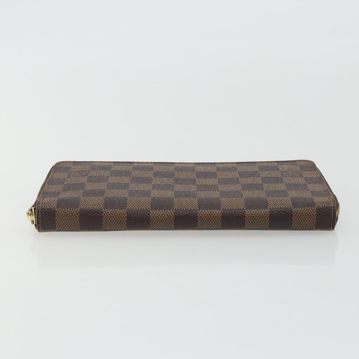 LOUIS VUITTON Damier Ebene Zippy Organizer Long Wallet N60003 LV Auth ka5107A