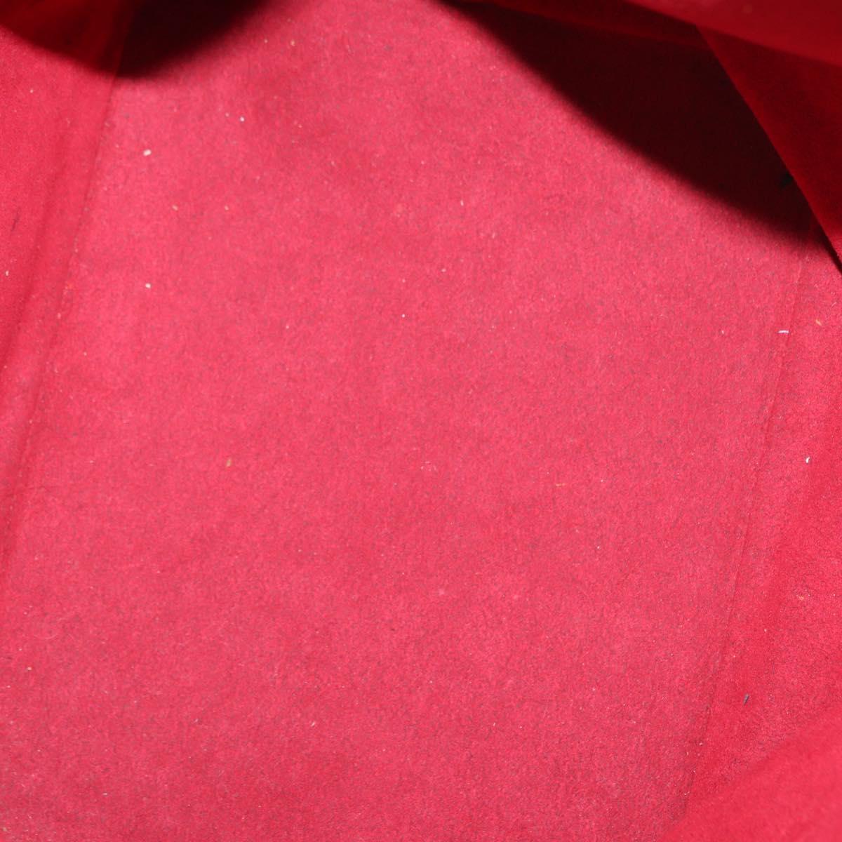 LOUIS VUITTON Epi Petit Noe Shoulder Bag Bicolor Black Red M44017 LV Auth ka511